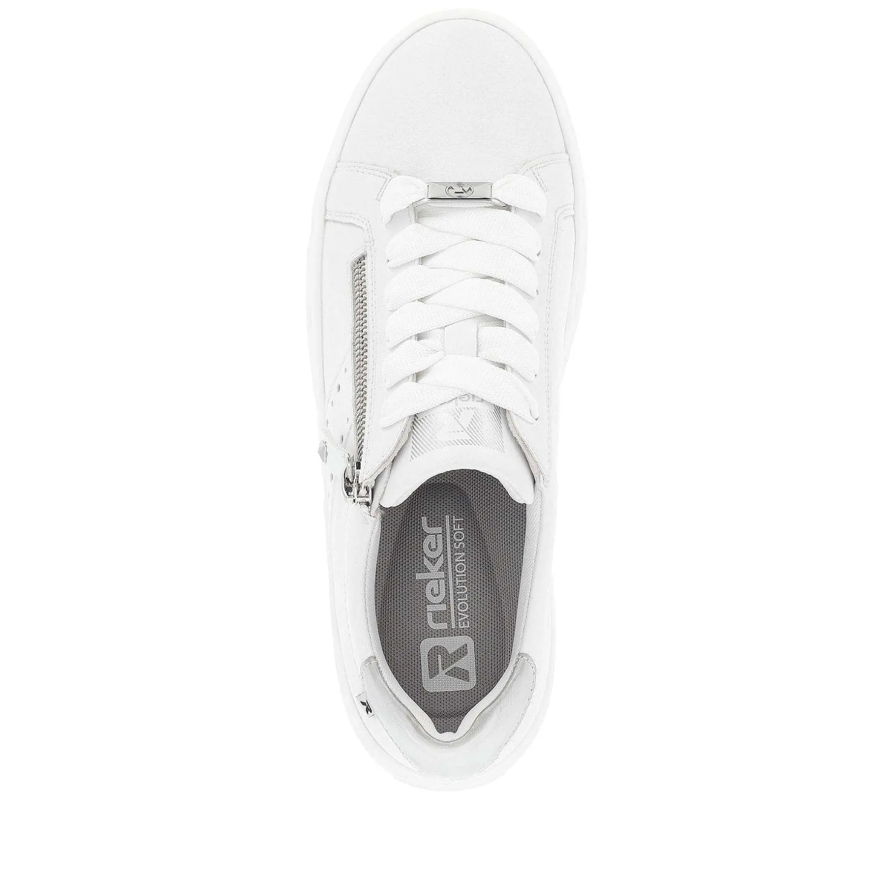 Rieker Women'S Sneaker Low Clear White