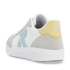 Rieker Women'S Sneaker Low Snow-White Dusty-Grey