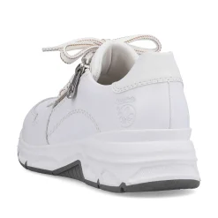 Rieker Women'S Sneaker Low Crystal White