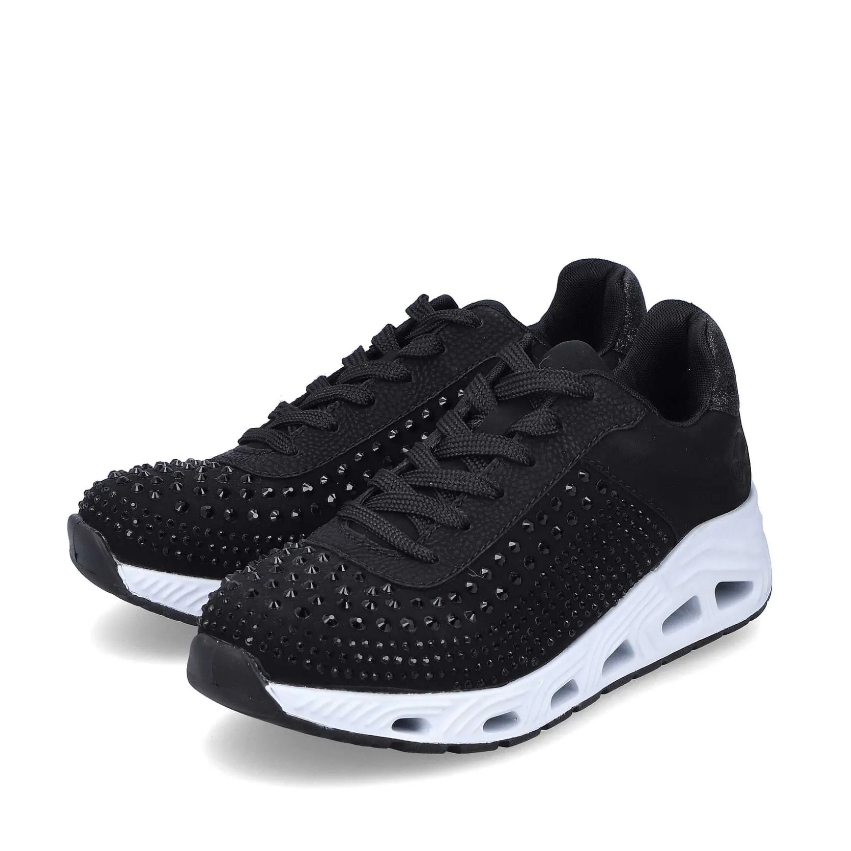Rieker Women'S Sneaker Low Deep Black