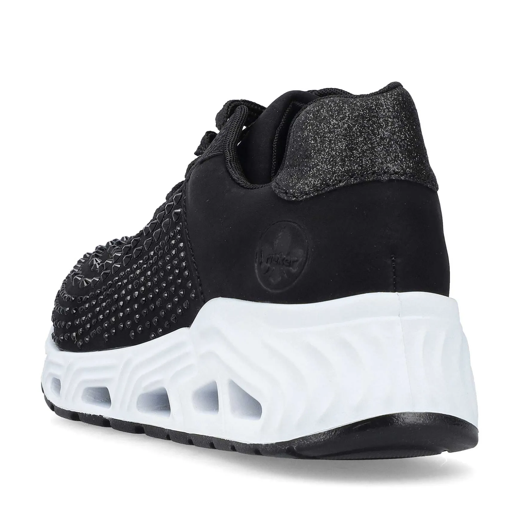 Rieker Women'S Sneaker Low Deep Black