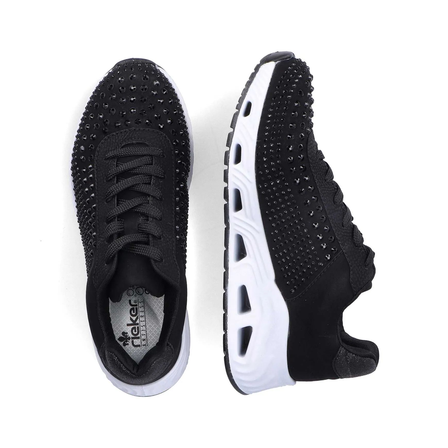 Rieker Women'S Sneaker Low Deep Black