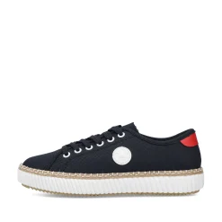 Rieker Women'S Sneaker Low Steel Blue