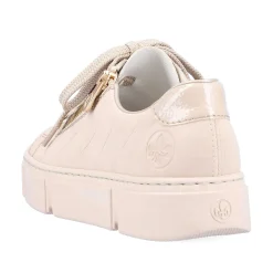 Rieker Women'S Sneaker Low Cream Beige