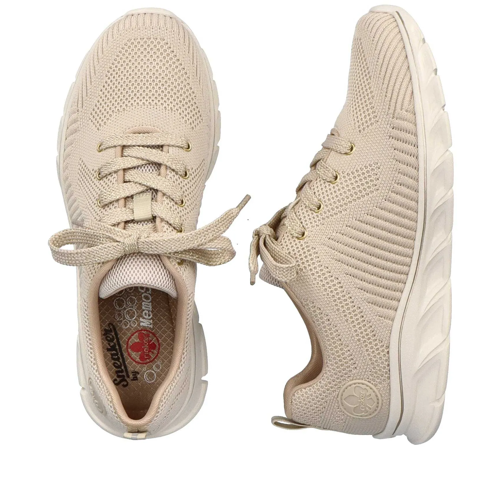 Rieker Women'S Sneaker Low Light Beige