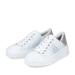 Rieker Women'S Sneaker Low Brilliant White