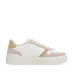 Rieker Women'S Sneaker Low Crystal-White Sand-Beige