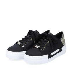 Rieker Women'S Sneaker Low Graphite Black