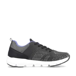 Rieker Women'S Sneaker Low Steel Black