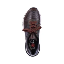 Rieker Women'S Sneaker Low Coffee Brown