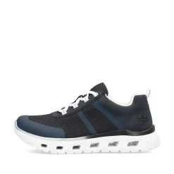Rieker Women'S Sneaker Low Steel Blue