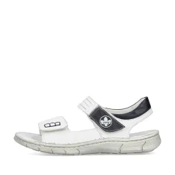 Rieker Women'S Strappy Sandals Edelweis