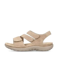 Rieker Women'S Strappy Sandals Beige