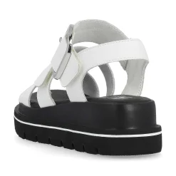 Rieker Women'S Strappy Sandals Pearl White
