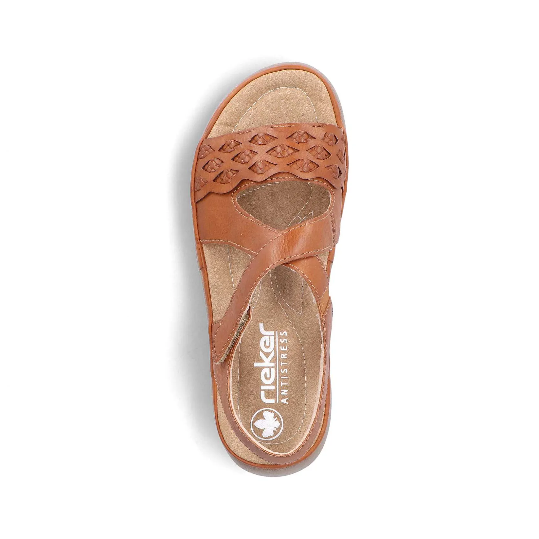 Rieker Women'S Strappy Sandals, Nut Brown