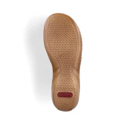 Rieker Women'S Strappy Sandals Light Brown
