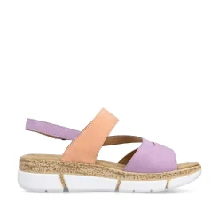 Rieker Women'S Strappy Sandals In Pastel Colors
