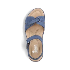Rieker Women'S Strappy Sandals Azure Blue