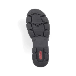 Rieker Women'S Strappy Sandals Asphalt Black