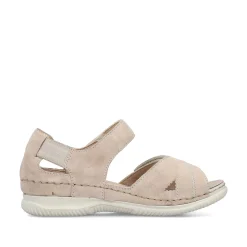 Rieker Women'S Strappy Sandals Light Beige