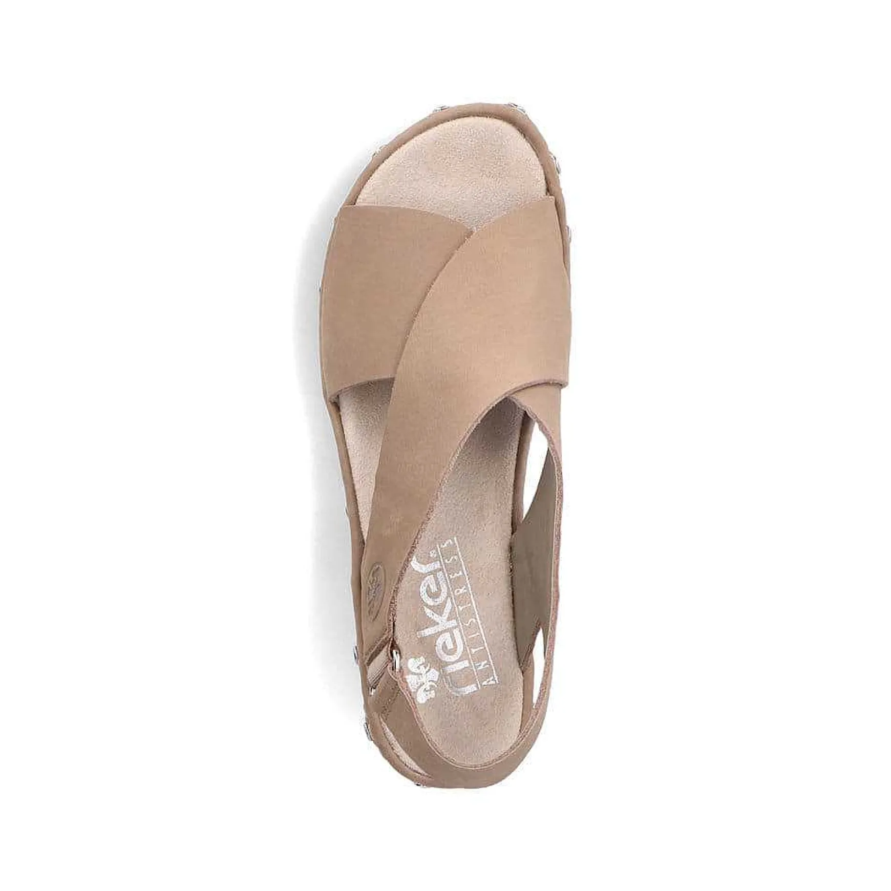 Rieker Women'S Strappy Sandals Light Beige