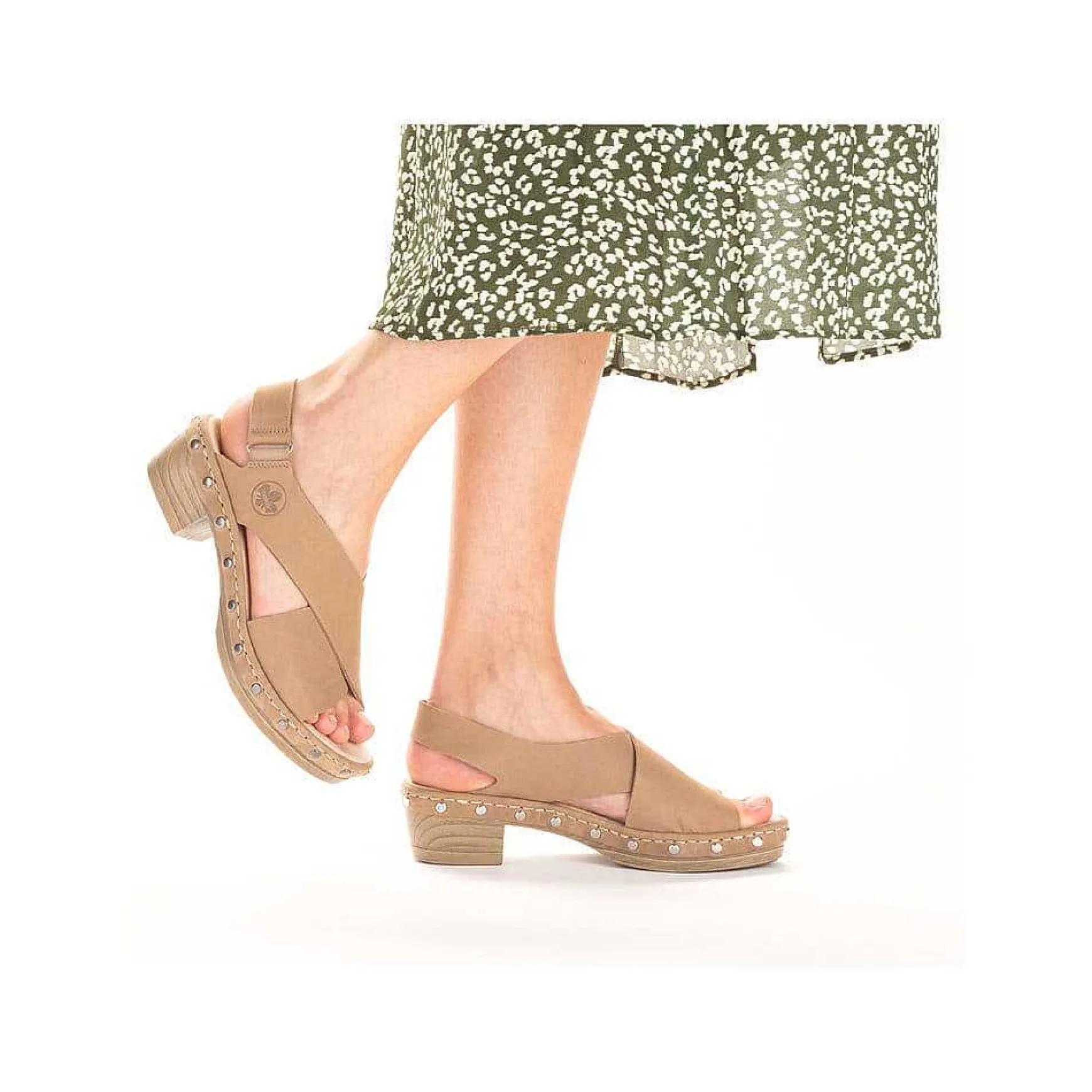 Rieker Women'S Strappy Sandals Light Beige