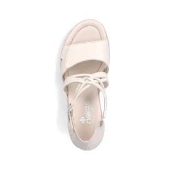 Rieker Women'S Strappy Sandals Cream Beige
