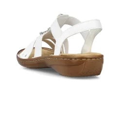 Rieker Women'S Strappy Sandals Lily White