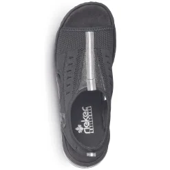 Rieker Women'S Strappy Sandals Night Black