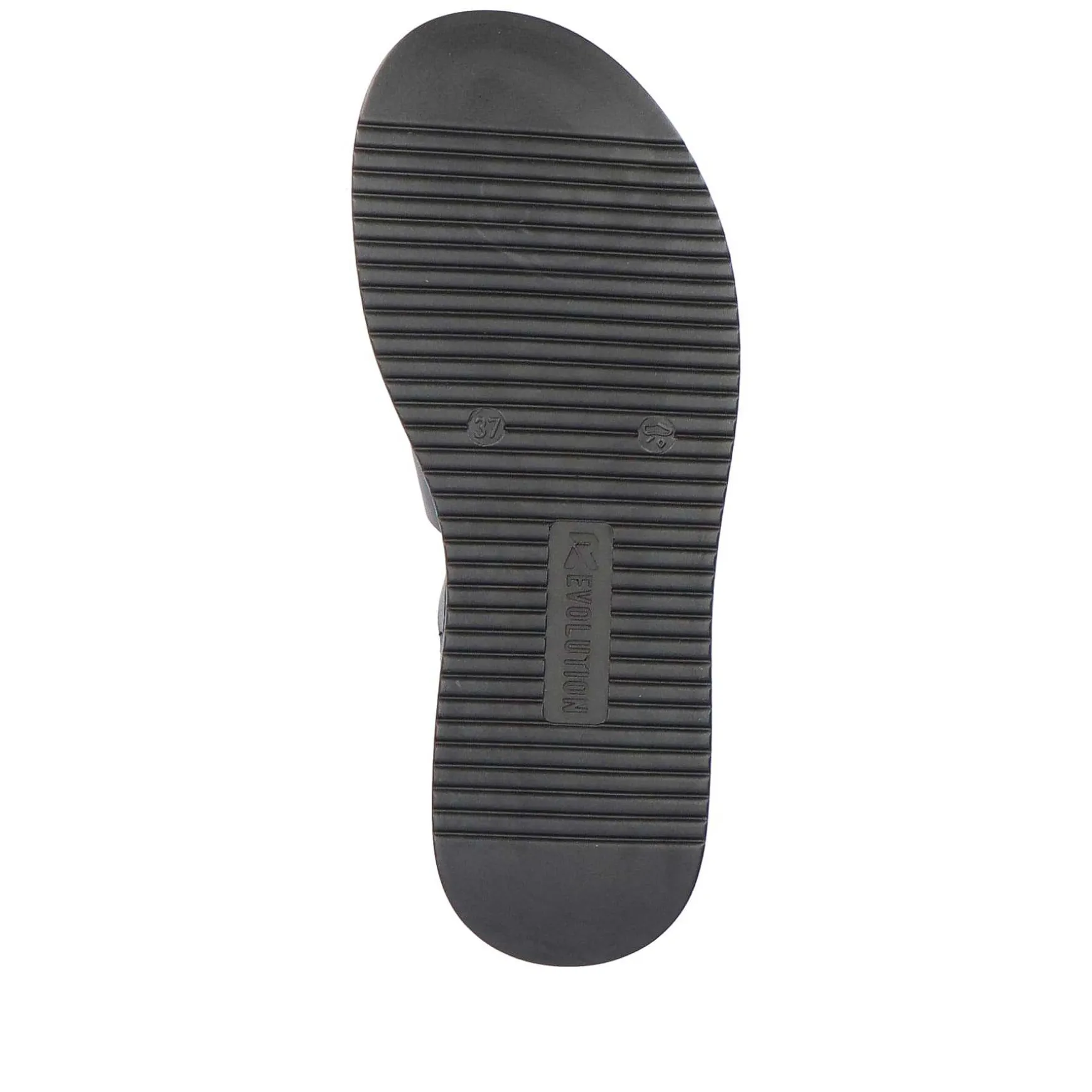 Rieker Women'S Strappy Sandals Night Black