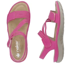 Rieker Women'S Strappy Sandals Pink