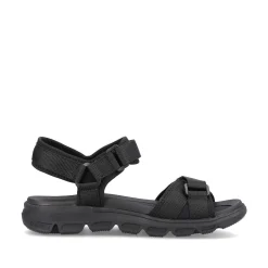 Rieker Women'S Trekking Sandals Deep Black