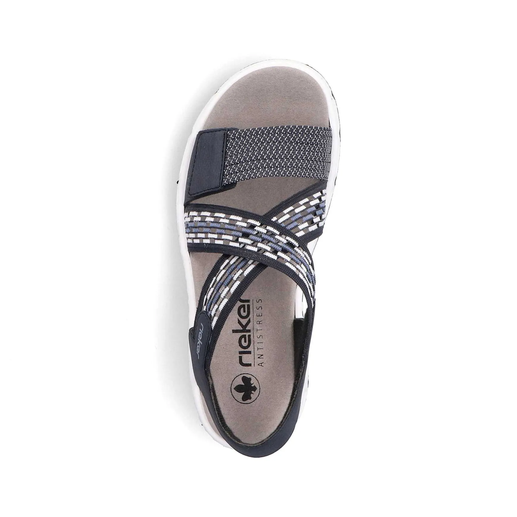 Rieker Women'S Trekking Sandals Steel Blue