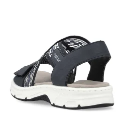 Rieker Women'S Trekking Sandals Steel Blue