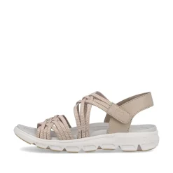 Rieker Women'S Trekking Sandals Clay Beige