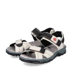 Rieker Women'S Trekking Sandals Pearl White