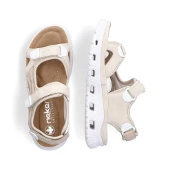 Rieker Women'S Trekking Sandals Light Beige