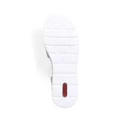 Rieker Women'S Wedge Sandals Sky Blue-Beige